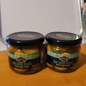 Blue Cheese Stuffed Green Olives - Green